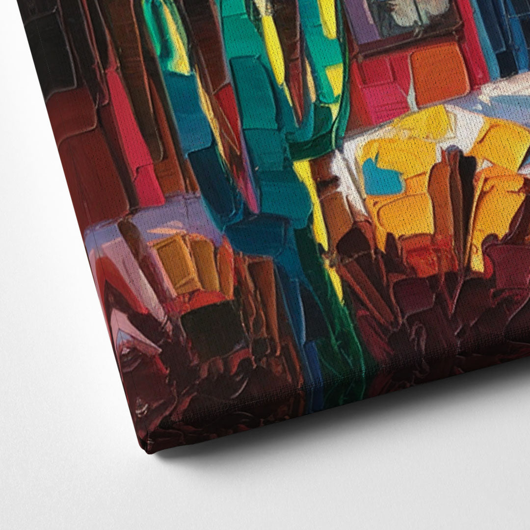 Bisbee Arizona Charm Canvas Close Up