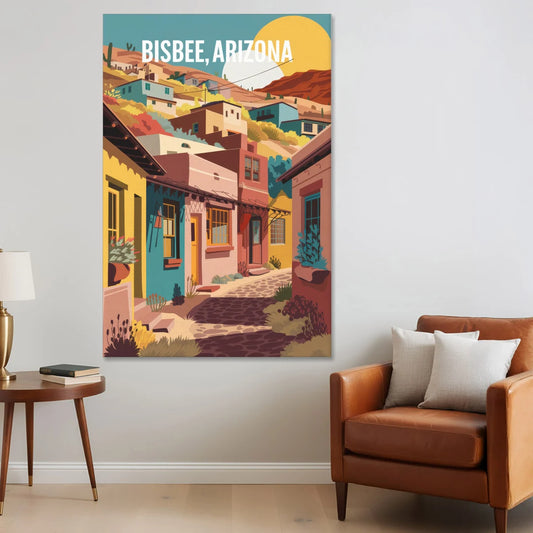Bisbee Artistic Alleyways - Canvas Wall Art - Sofa - 40x60