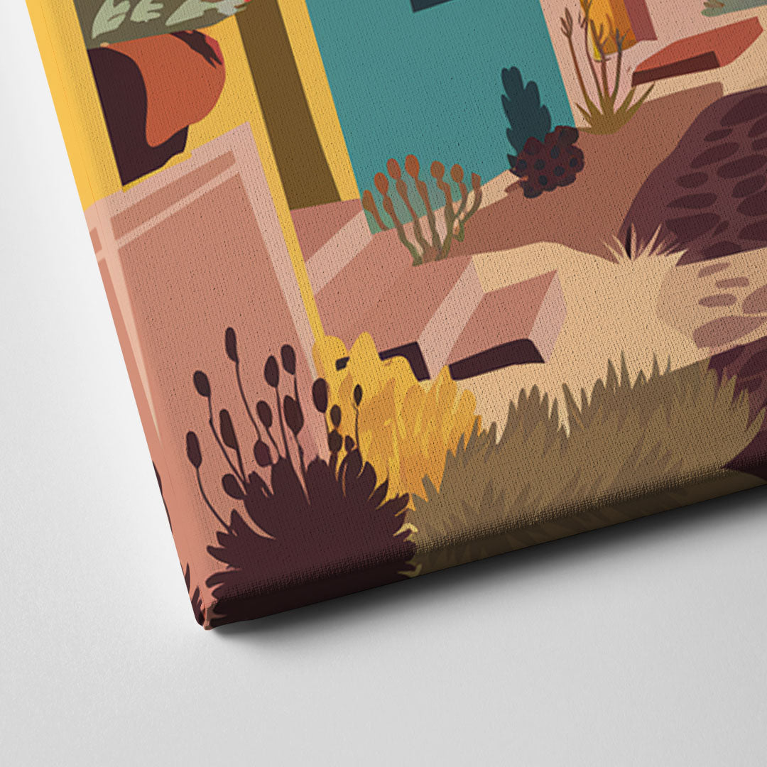 Bisbee Artistic Alleyways Canvas Close Up