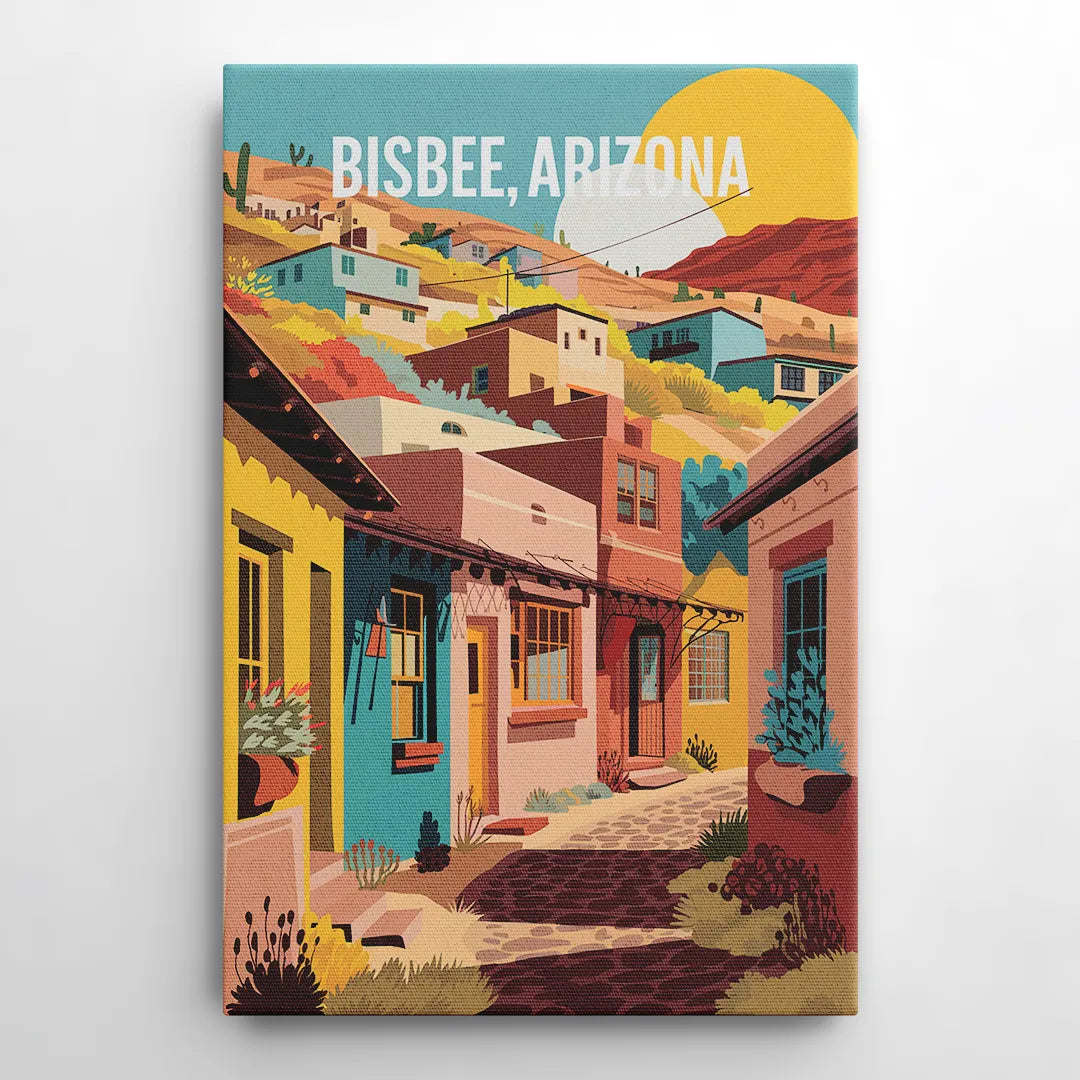 Bisbee Artistic Alleyways - Canvas Wall Art