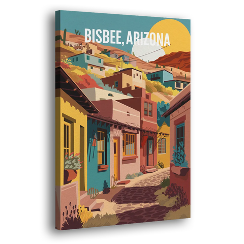 Bisbee Artistic Alleyways - Canvas Wall Art
