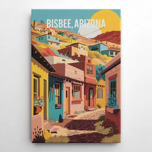 Bisbee Artistic Alleyways - Canvas Wall Art