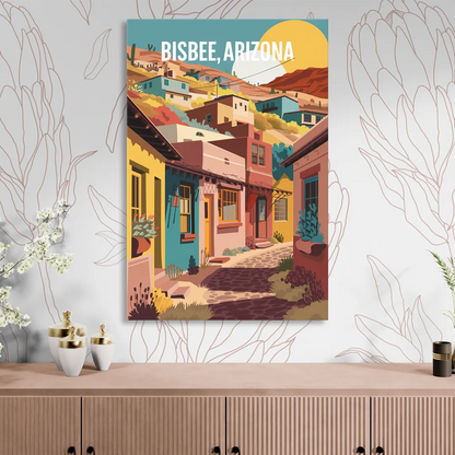 Bisbee Artistic Alleyways Sitting Room - Canvas Wall Art