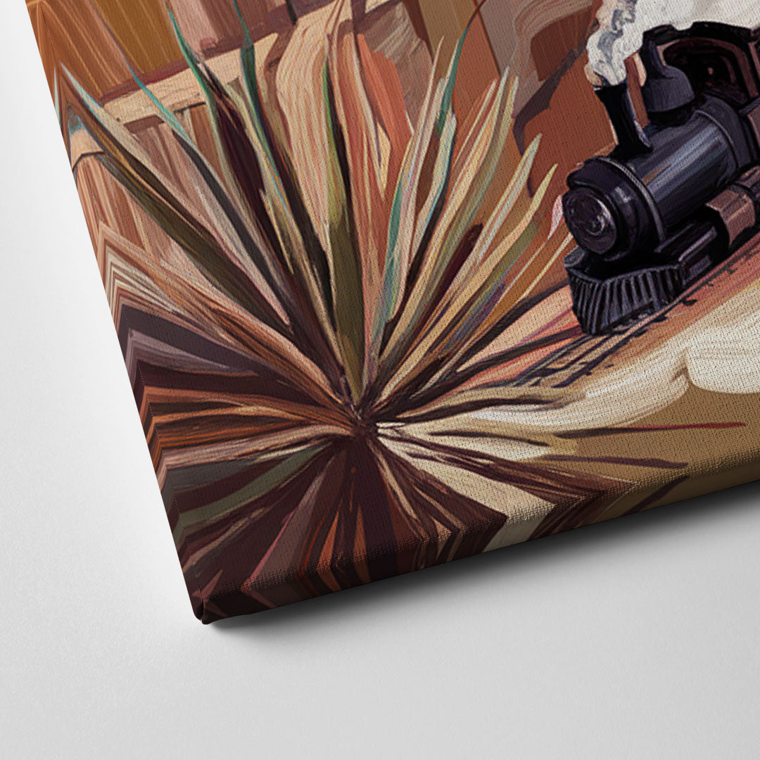 Bisbee Copper Mining Heritage Canvas Close Up