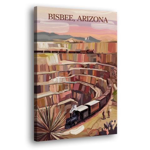Bisbee Copper Mining Heritage - Canvas Wall Art