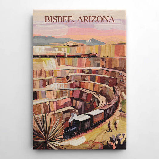 Bisbee Copper Mining Heritage - Canvas Wall Art