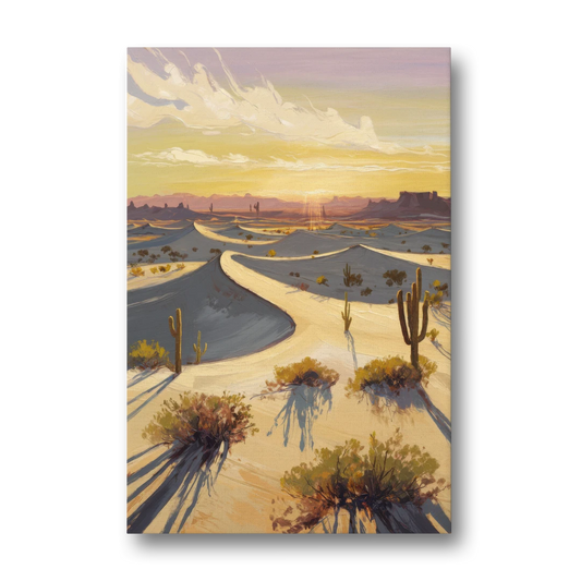 Bisbee Desert Sunrise - Canvas Wall Art - Front