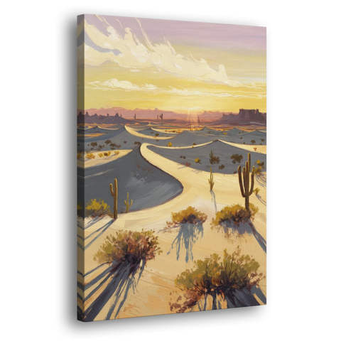 Bisbee Desert Sunrise - Canvas Wall Art - Side