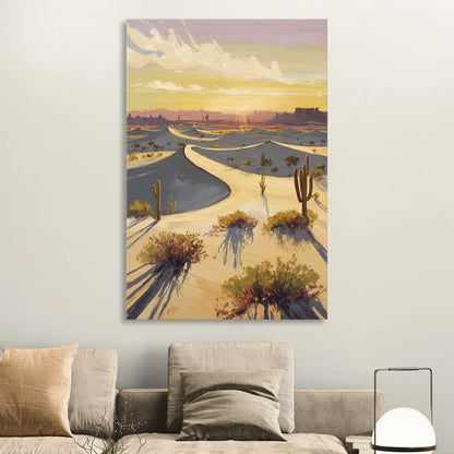 Bisbee Desert Sunrise Sitting Room - Canvas Wall Art