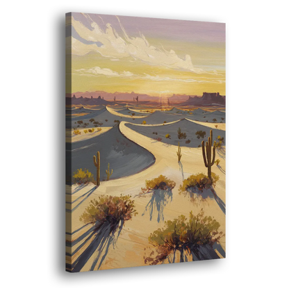 Bisbee Desert Sunrise Side - Canvas Wall Art