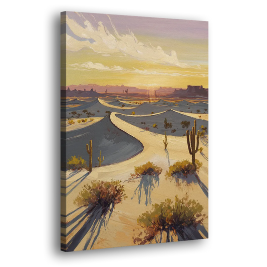 Bisbee Desert Sunrise Side - Canvas Wall Art
