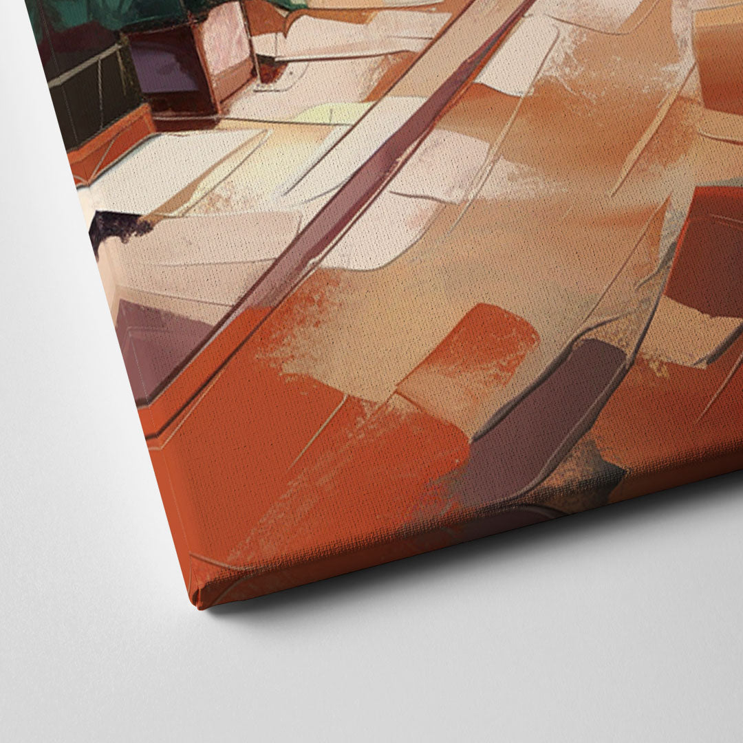 Bisbee Historic Streetscape Canvas Close Up