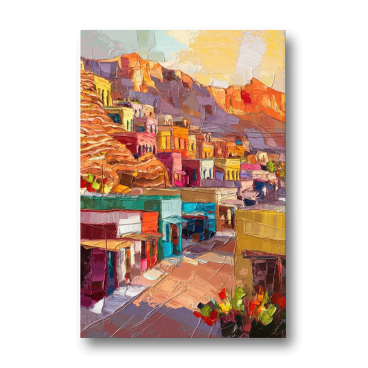 Bisbee Vibrant Skyline - Canvas Wall Art - Front