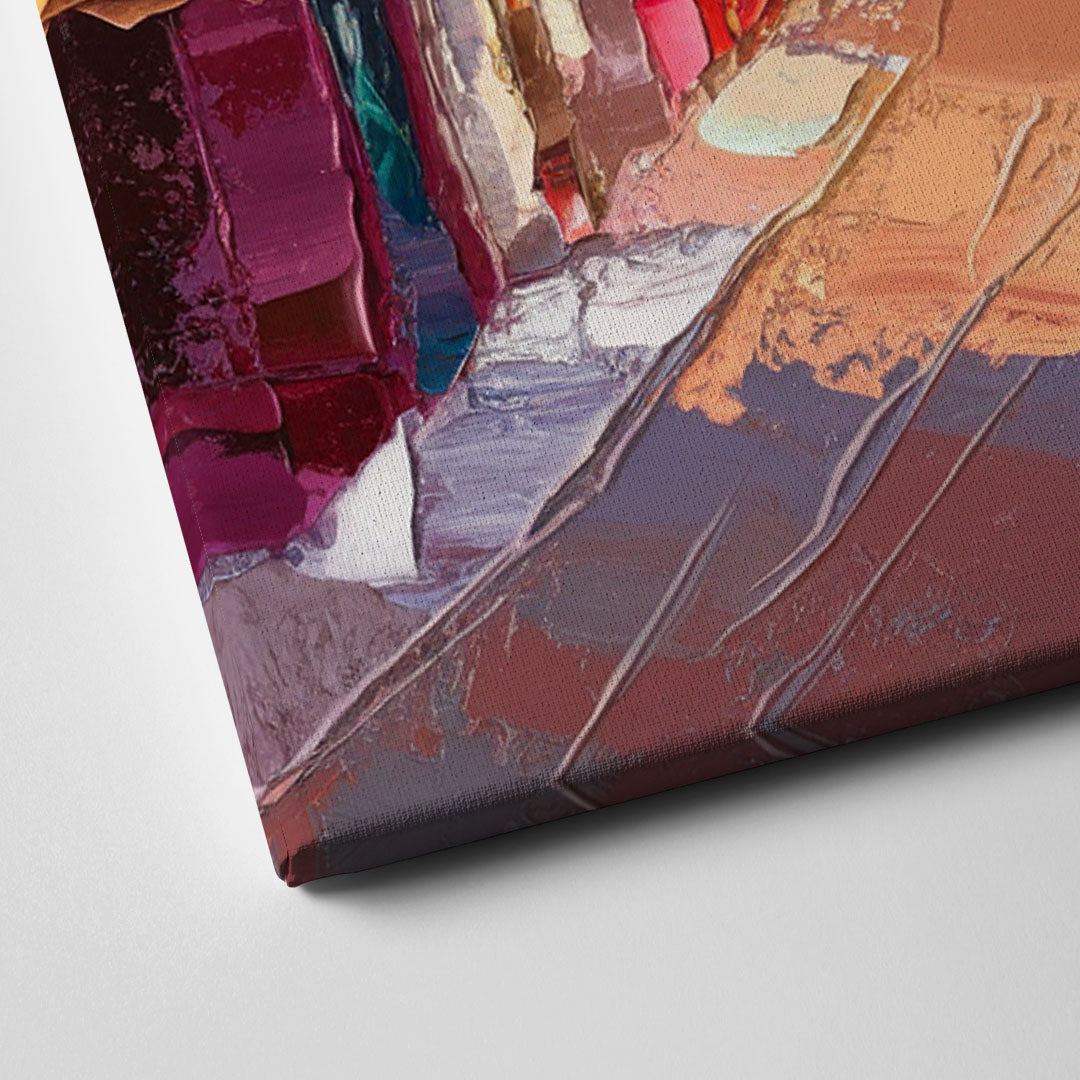 Bisbee Vibrant Skyline Canvas Close Up