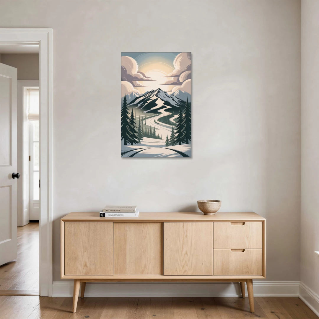 Blackcomb Mountain View - Canvas Wall Art - Coffee Table - 24x36