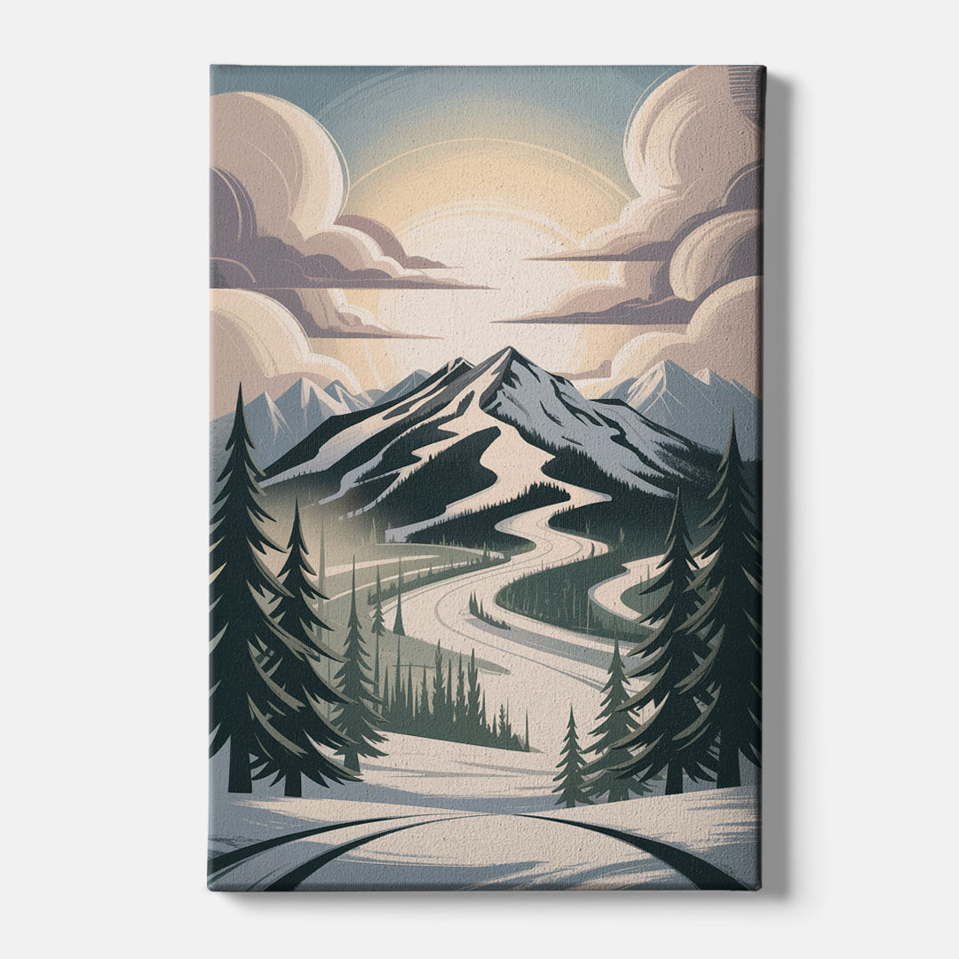 Blackcomb Mountain View - Canvas Wall Art