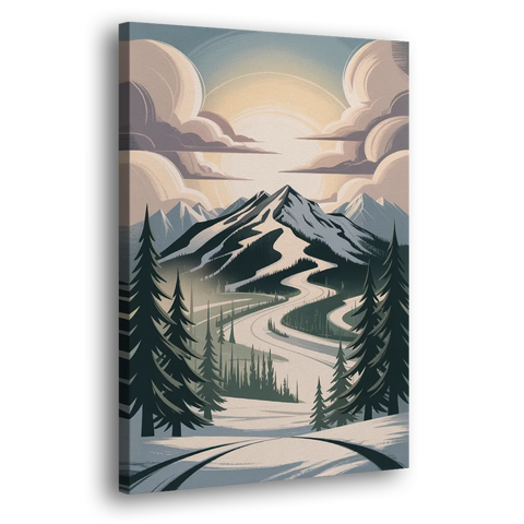 Blackcomb Mountain View - Canvas Wall Art