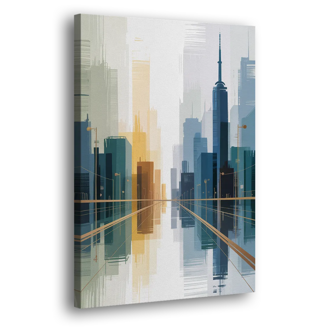 Bloor Street Vibes Side - Canvas Wall Art
