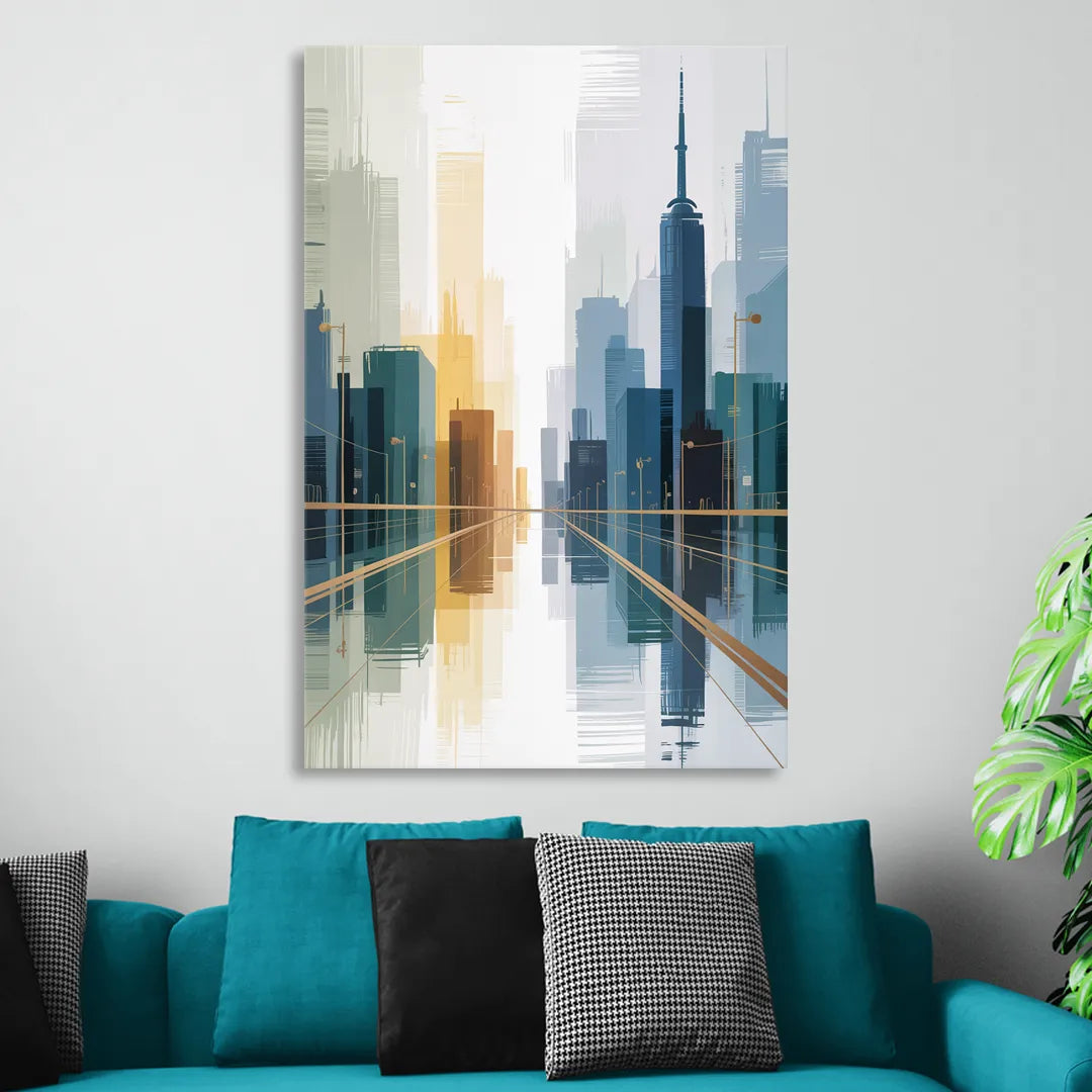 Bloor Street Vibes Sitting Room - Canvas Wall Art