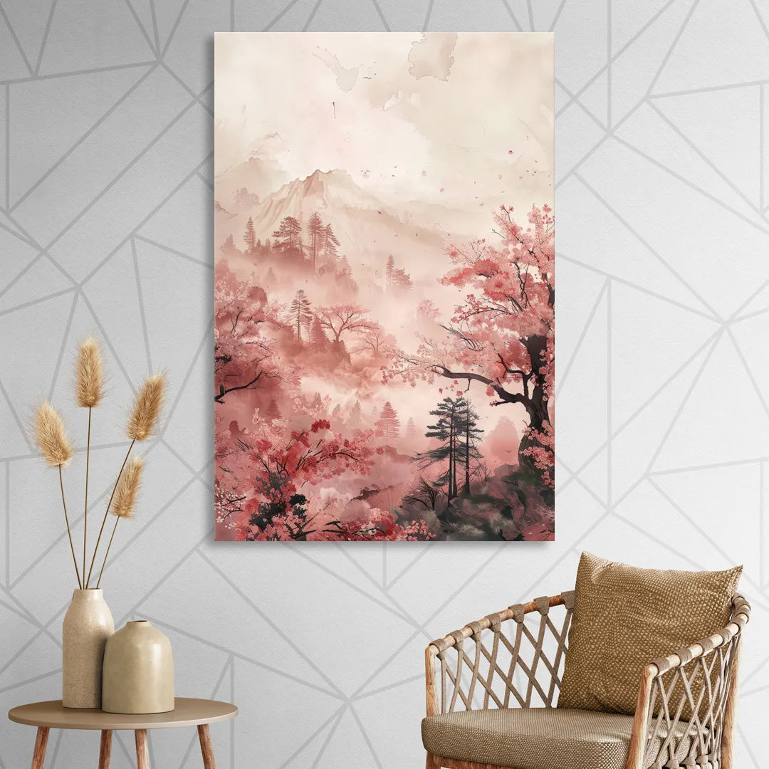 Blossoms in Still Air Sitting Room - Canvas Wall Art