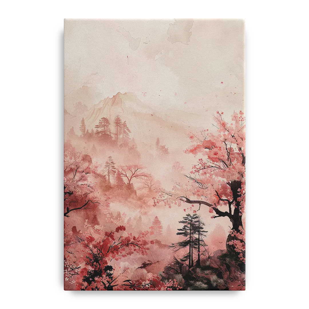 Blossoms in Still Air Front - Canvas Wall Art