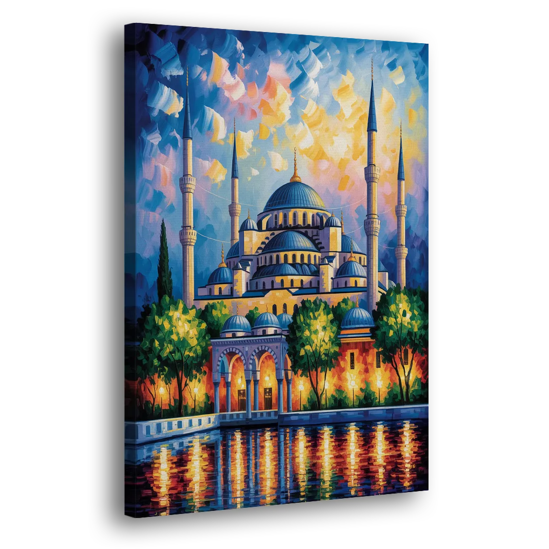 Blue Mosque Serenity Side - Canvas Wall Art