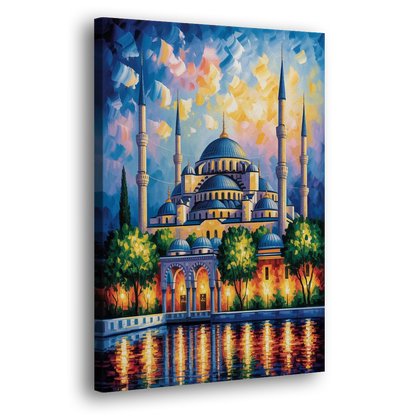 Blue Mosque Serenity Side - Canvas Wall Art