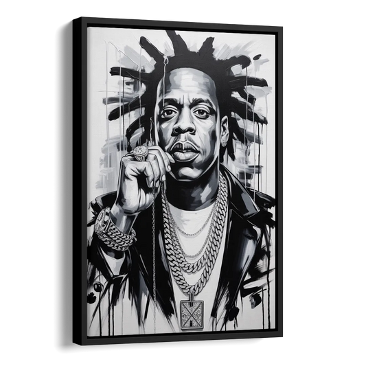 Blueprint 2.0 Side - Black Canvas Wall Art