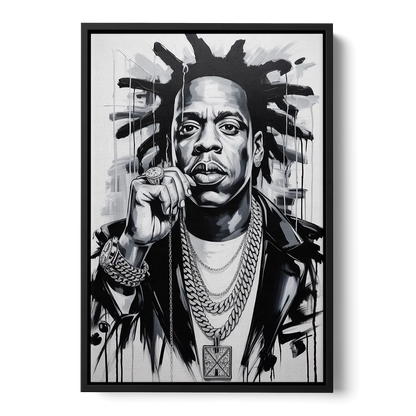 Blueprint 2.0 - Black Frame Canvas