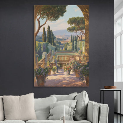 Boboli Gardens Serenity Sitting Room - Canvas Wall Art