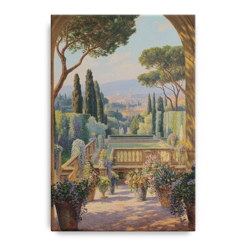 Boboli Gardens Serenity Front - Canvas Wall Art