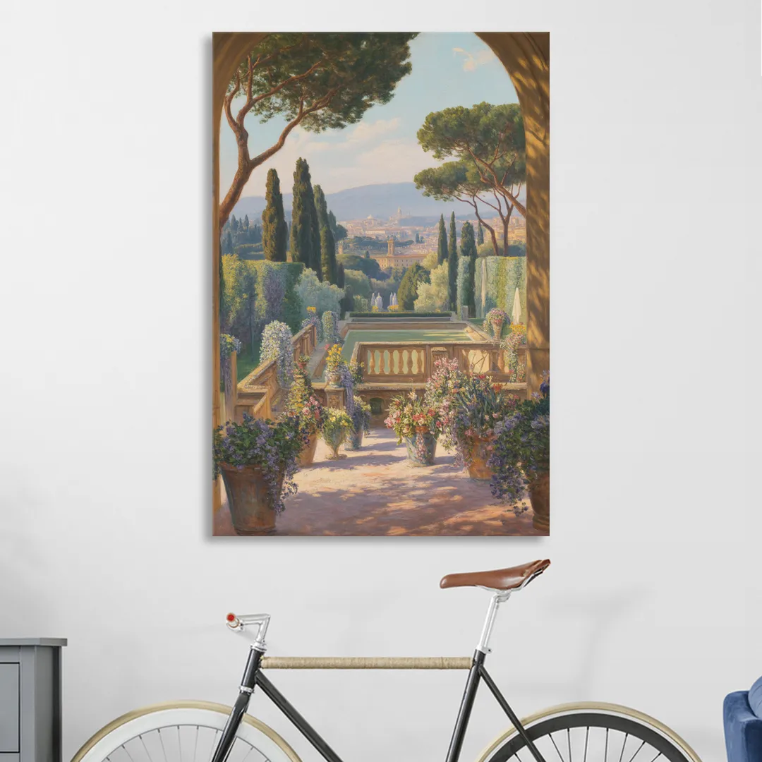 Boboli Gardens Serenity Living Room - Canvas Wall Art
