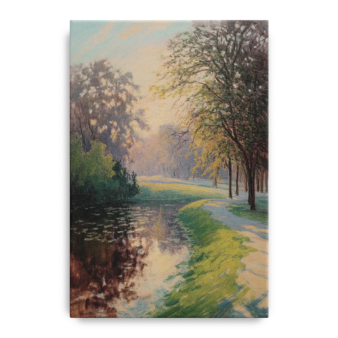 Bois de la Cambre Calm Front - Canvas Wall Art