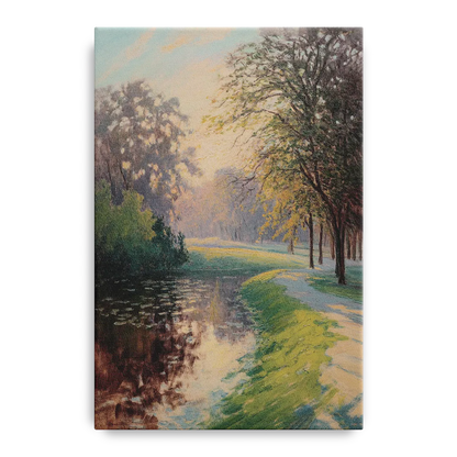 Bois de la Cambre Calm Front - Canvas Wall Art