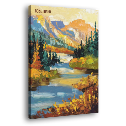 Boise Nature Escape - Canvas Wall Art - Side