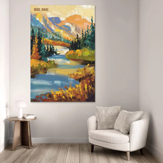 Boise Nature Escape - Canvas Wall Art - Sofa - 40x60