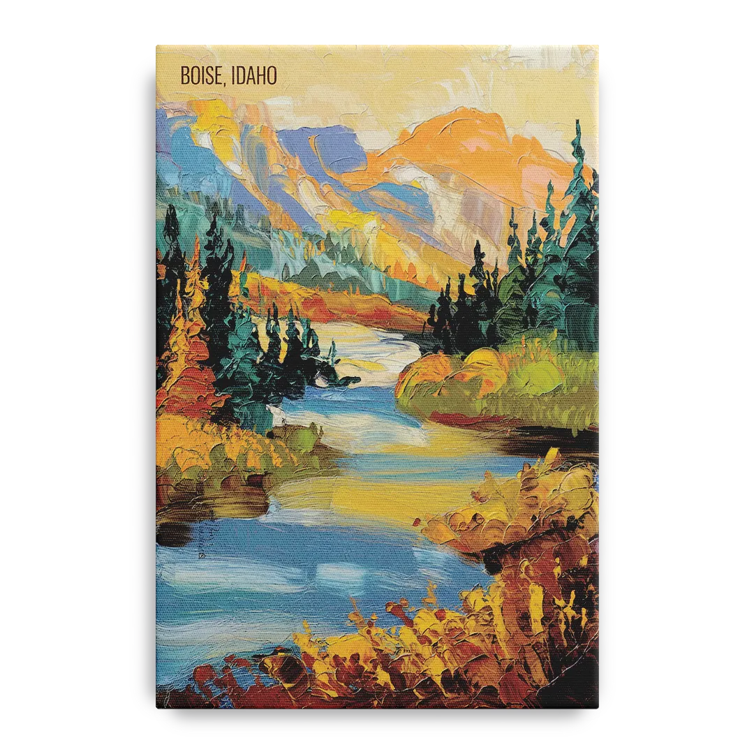 Boise Nature Escape Front - Canvas Wall Art