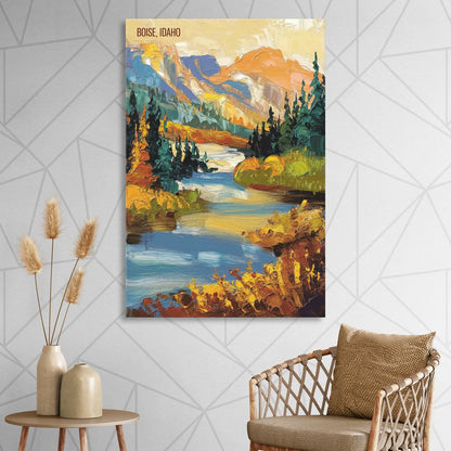 Boise Nature Escape Sitting Room - Canvas Wall Art