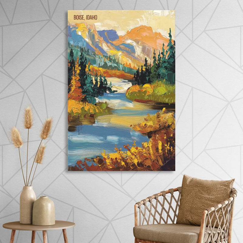 Boise Nature Escape Sitting Room - Canvas Wall Art