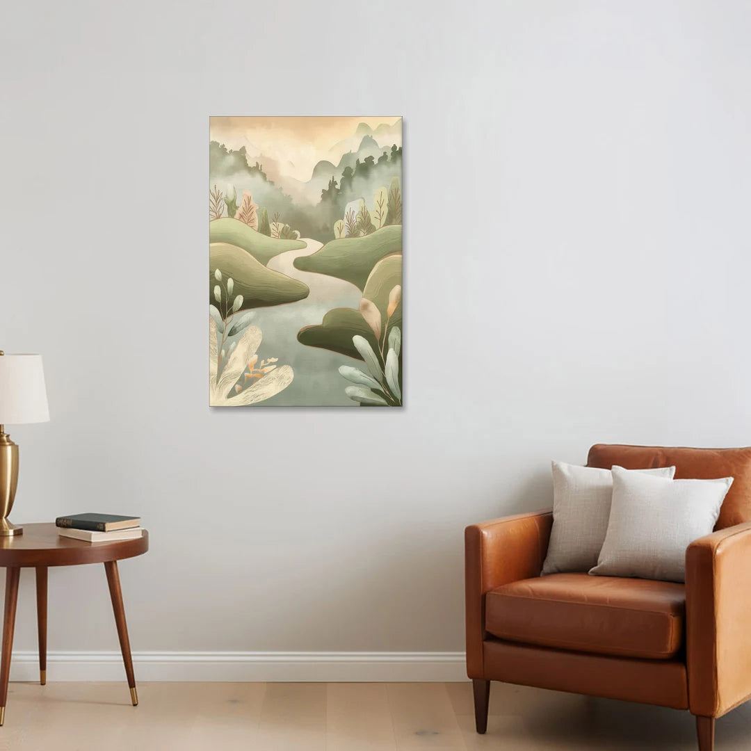 Boise Nature Escape Wilderness - Canvas Wall Art - Sofa - 24x36