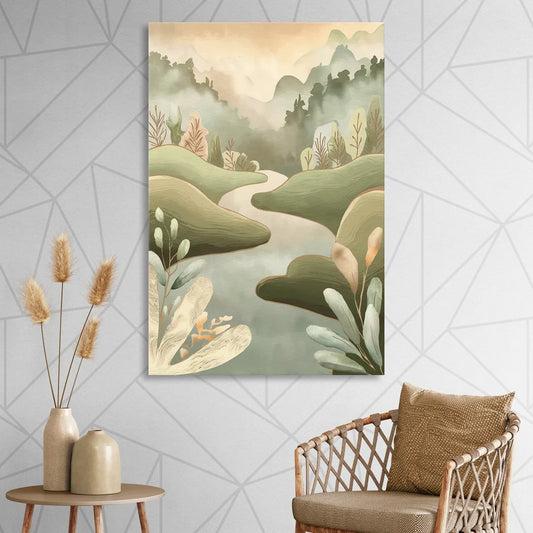 Boise Nature Escape Wilderness Living Room - Canvas Wall Art