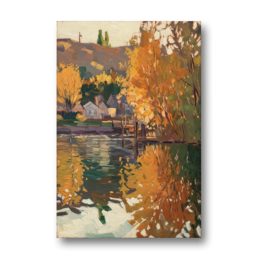 Boise Riverfront Scene - Canvas Wall Art - Front