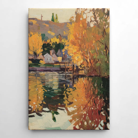 Boise Riverfront Scene - Canvas Wall Art