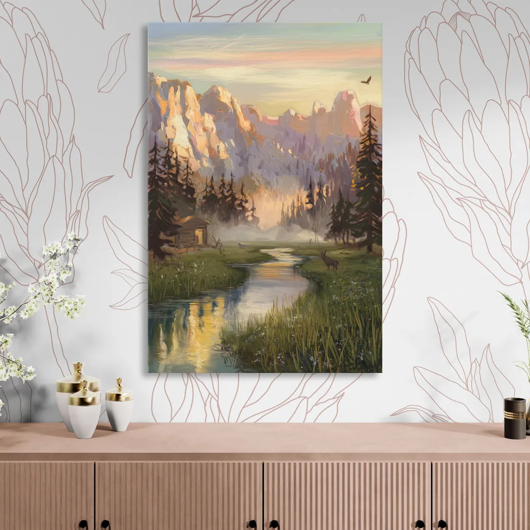 Boise Scenic Outdoors Living Room - Canvas Wall Art