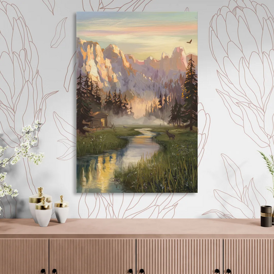 Boise Scenic Outdoors Living Room - Canvas Wall Art