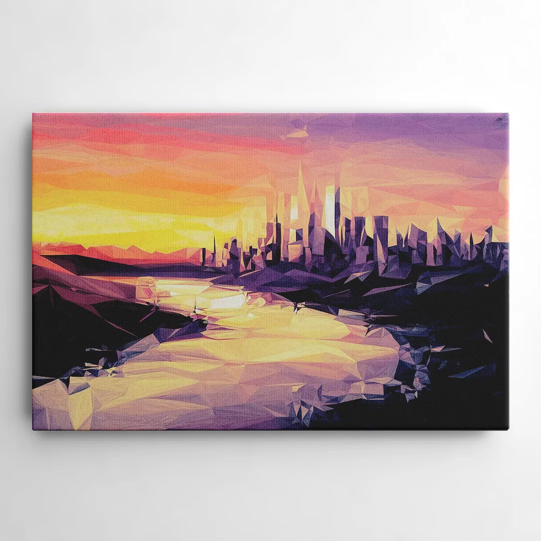 Boise Sunset Serenity - Canvas Wall Art