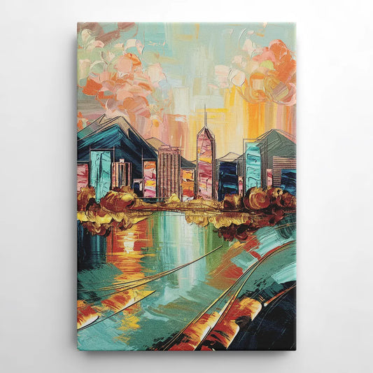 Boise Urban Elegance - Canvas Wall Art