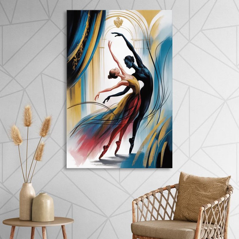 Bolshoi Ballet Sitting Room - Canvas Wall Art