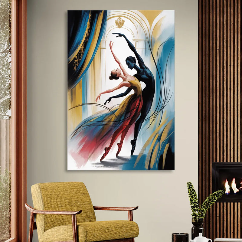 Bolshoi Ballet Living Room - Canvas Wall Art