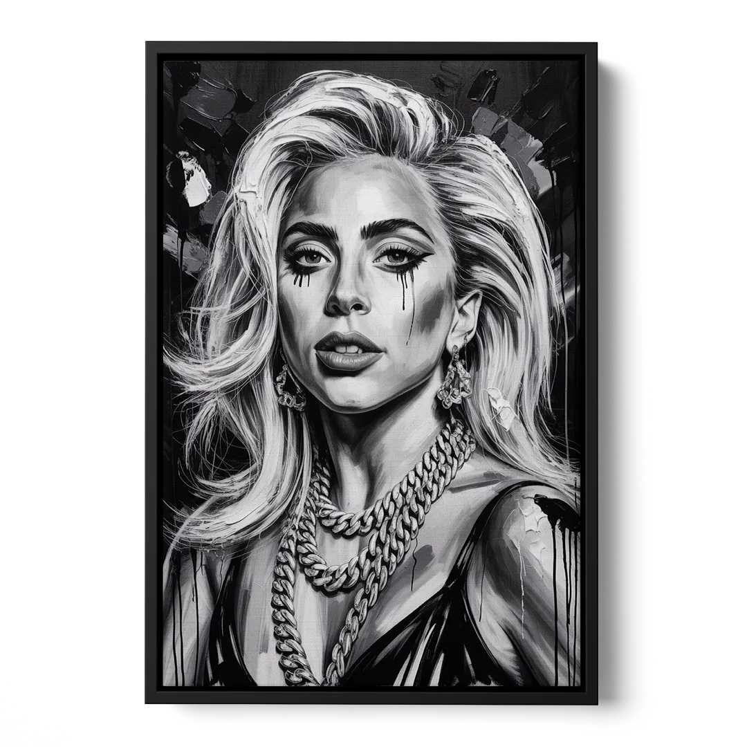 Born Fearless - Black Frame Canvas